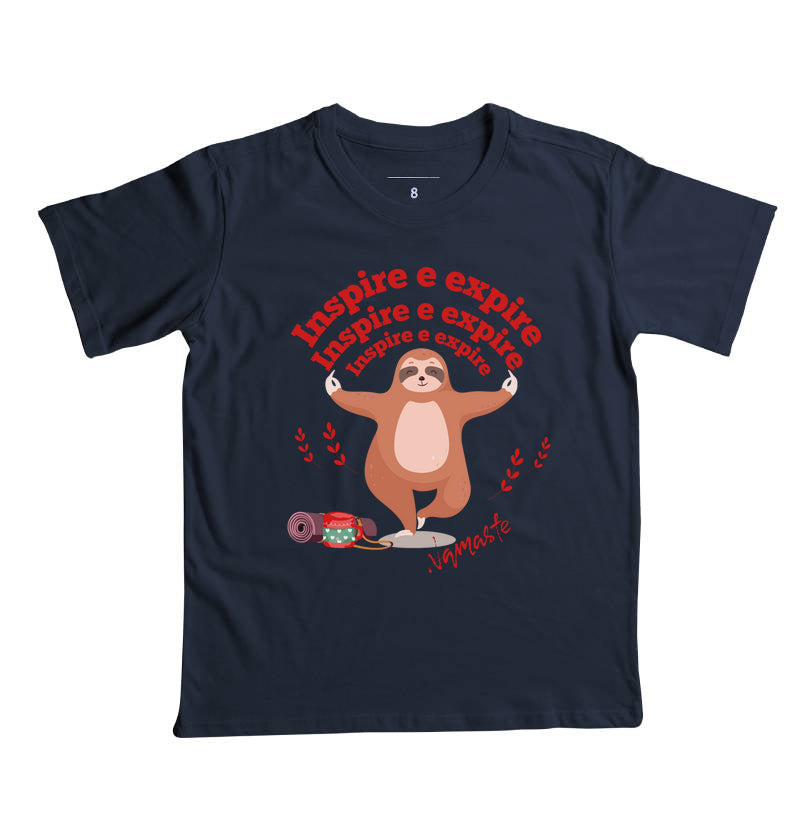 Camiseta Inspire e expire