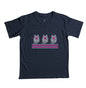 Camiseta Gatos e corações