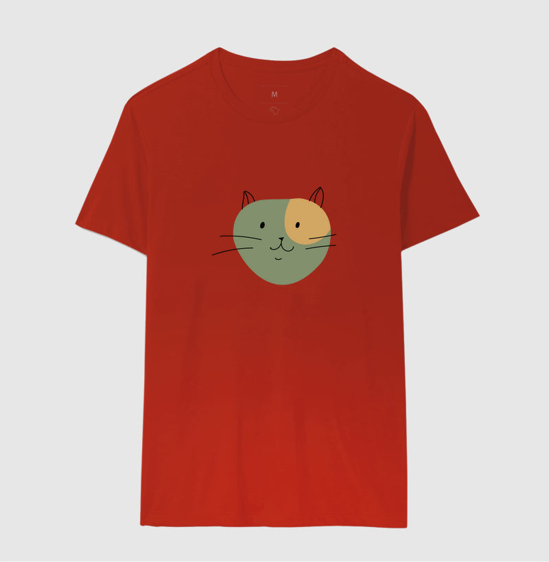 Camiseta Gato e Traços