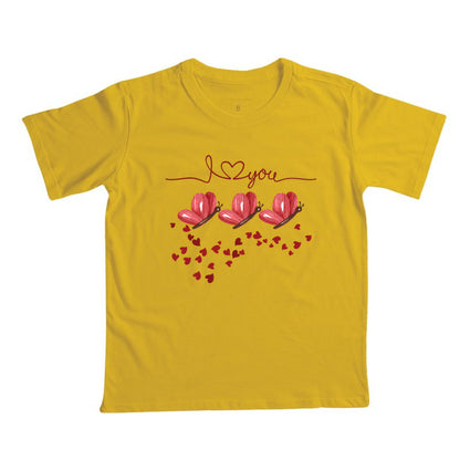 Camiseta Borboletas vermelhas