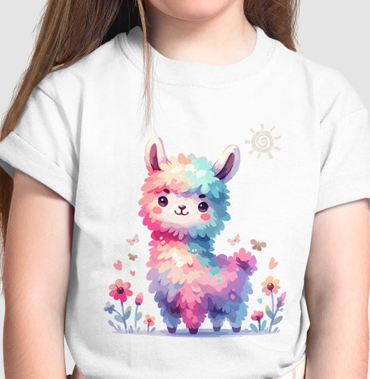 Camiseta Pequena Lhama