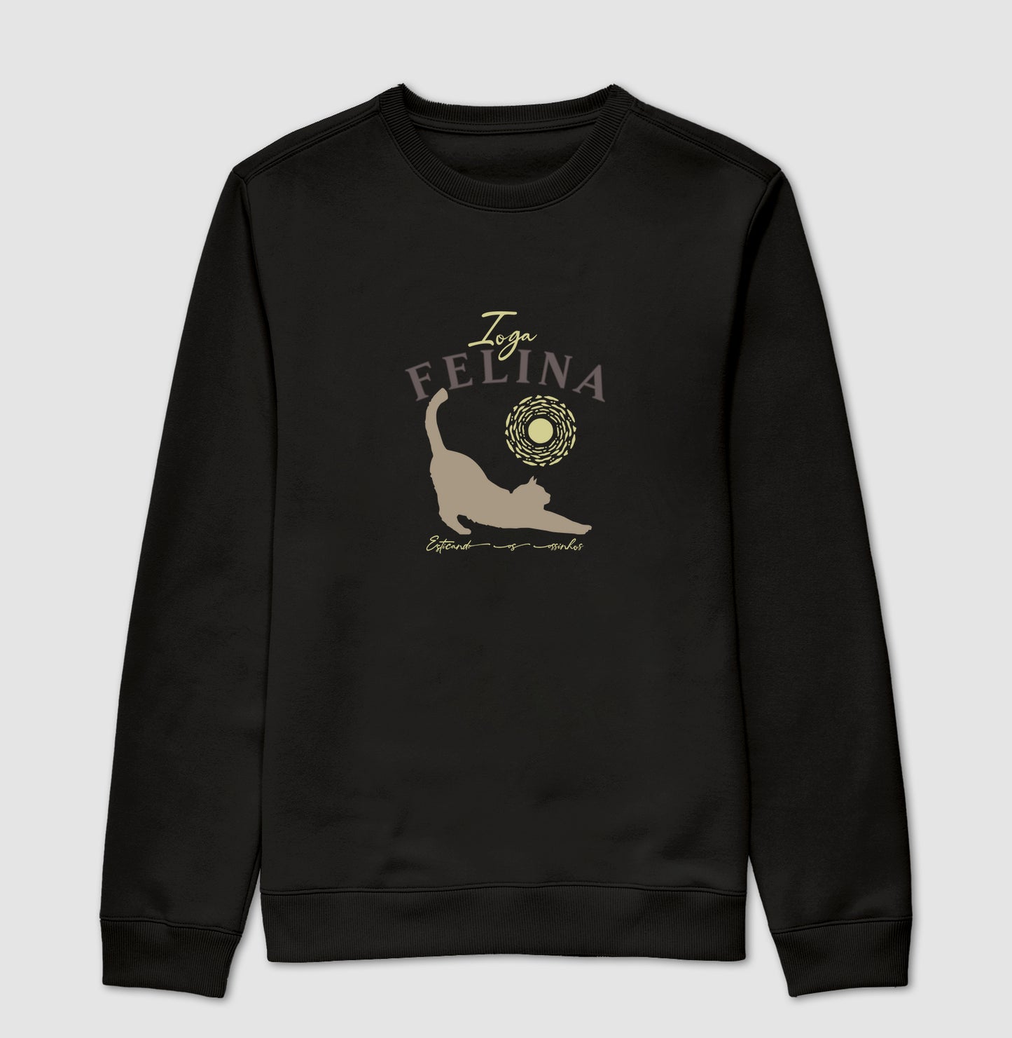 Moletom Ioga Felina