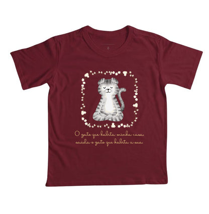 Camiseta Gato Namastê