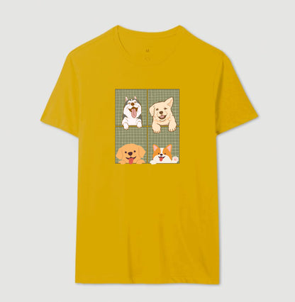 Camiseta Dogs na Janela