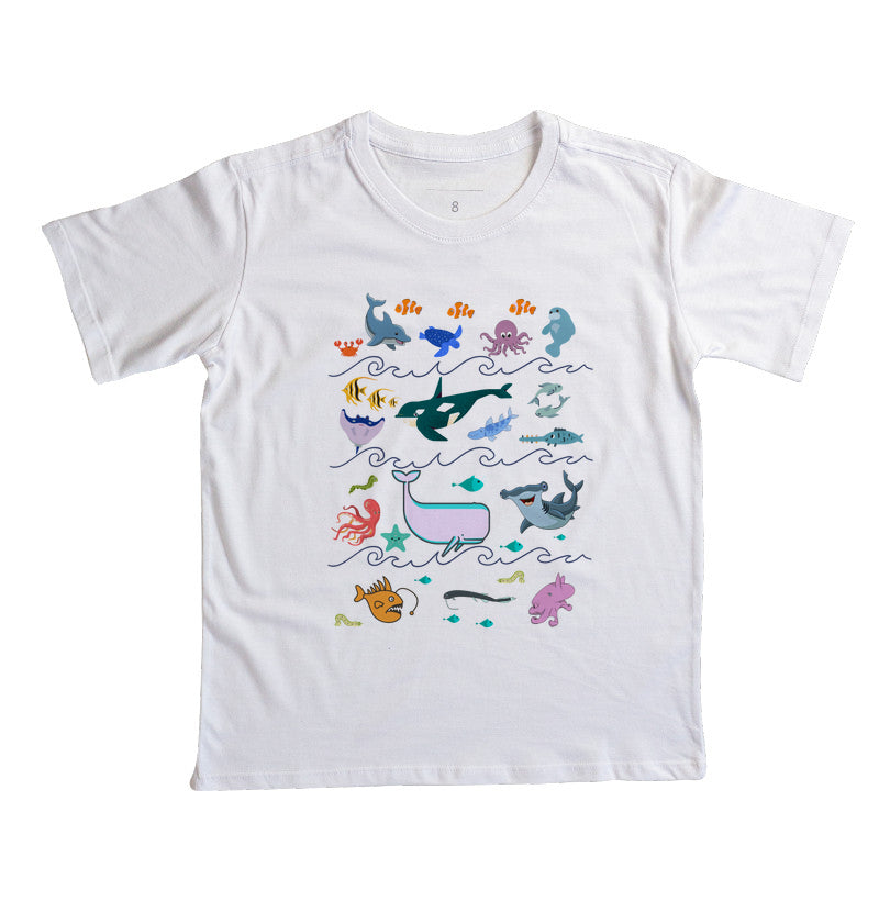 Camiseta Zonas do Oceano