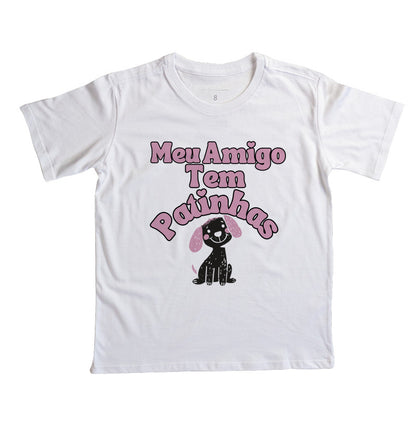 Camiseta Meu amigo tem patinhas