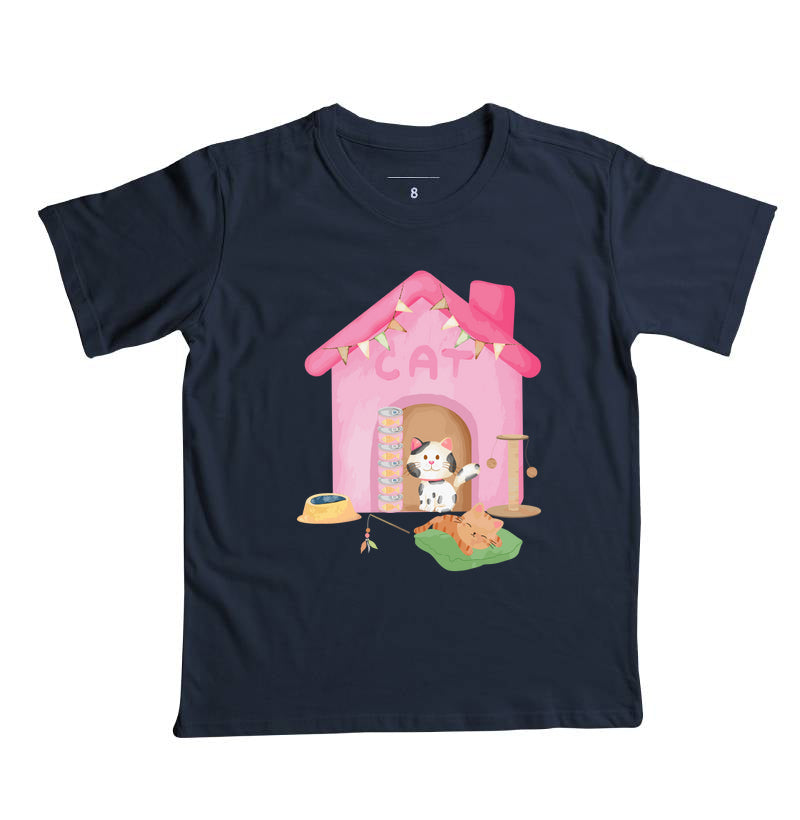 Camiseta Cat Home