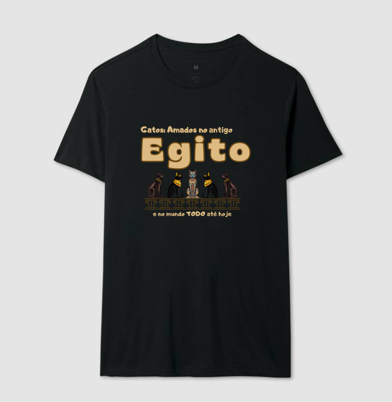 Camiseta Gatos Amados no Egito