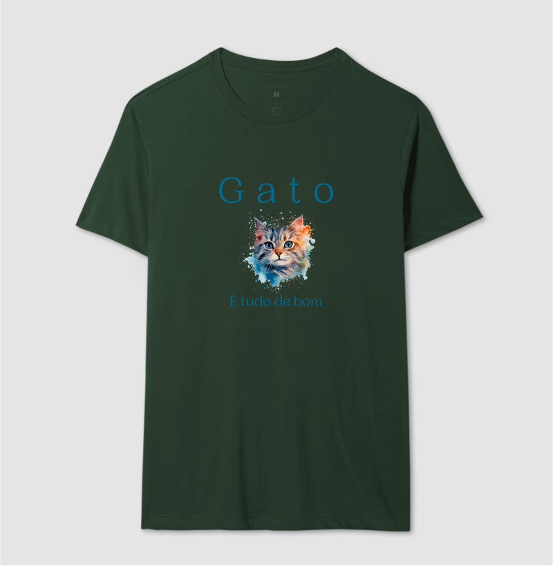 Camiseta Gato é Tudo de Bom