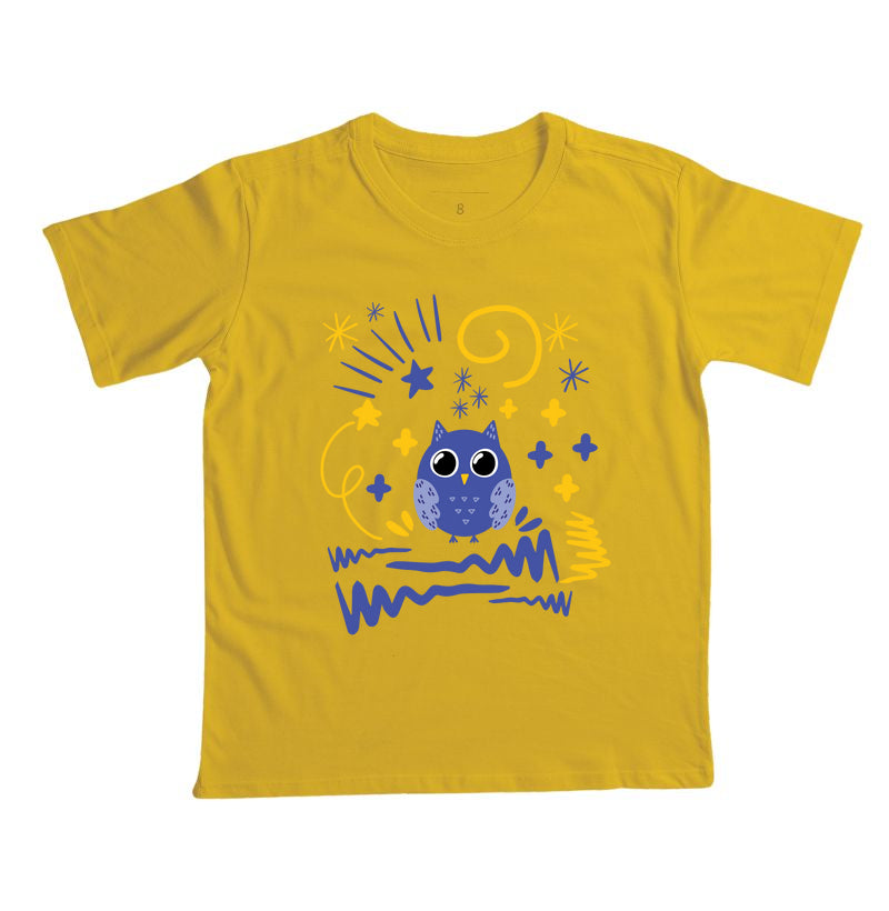 Camiseta Na vibração da corujinha