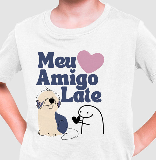 Camiseta Meu amigo late