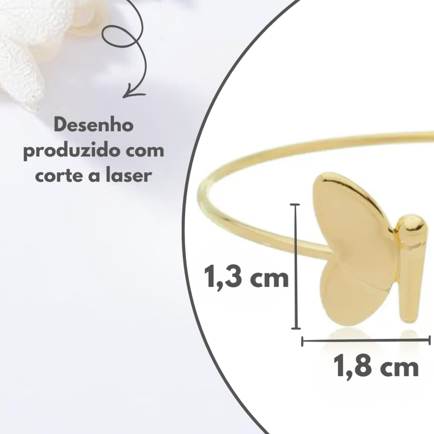 Bracelete Adulto Borboleta