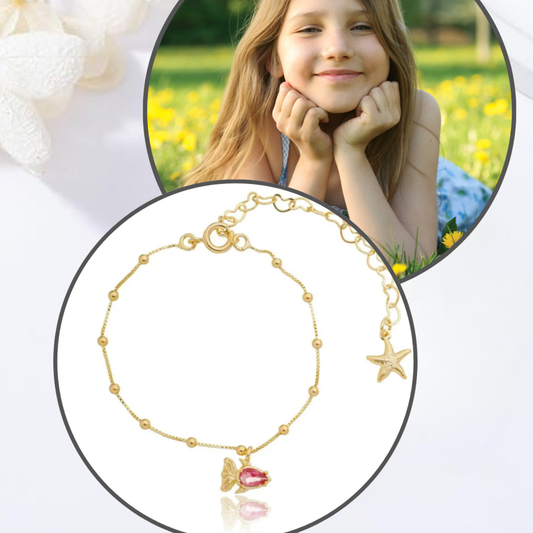 Pulseira Infantil Peixinho do Amor