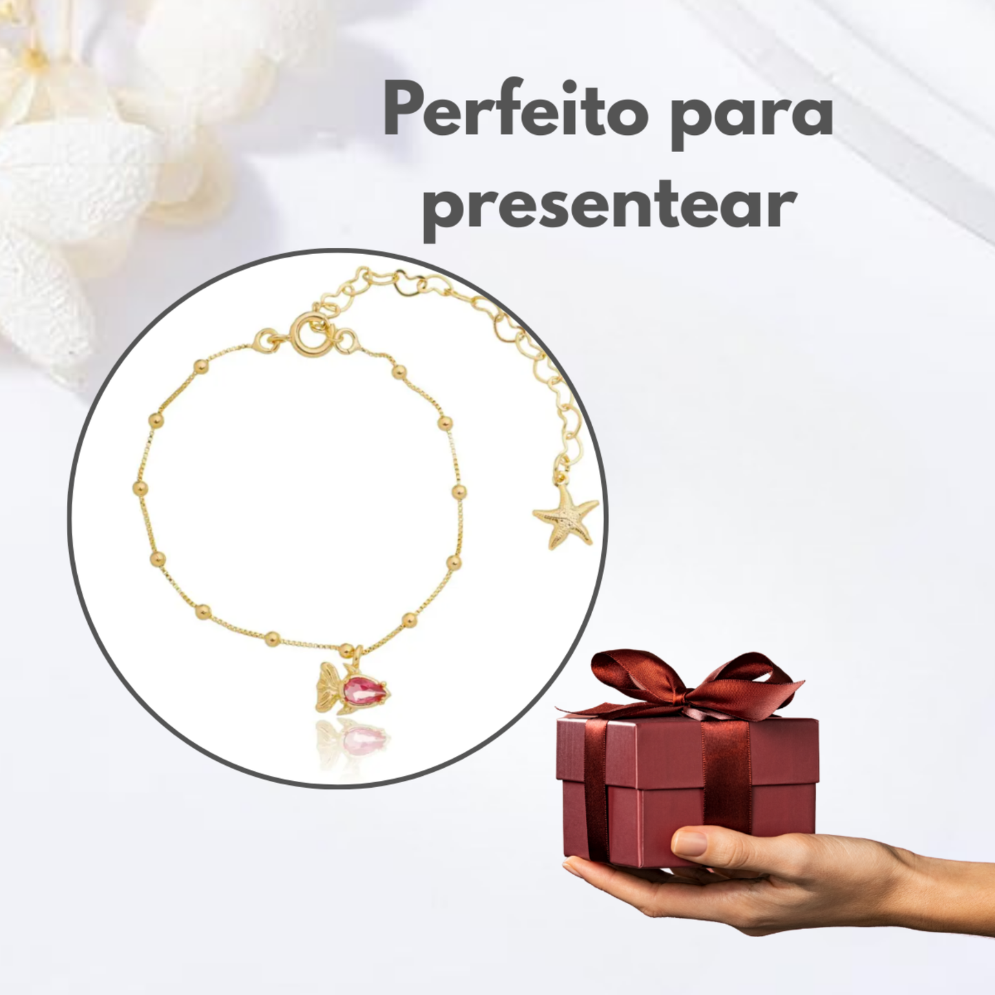Pulseira Infantil Peixinho do Amor