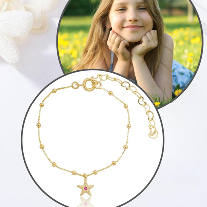 Pulseira Infantil Estrelinha do Mar