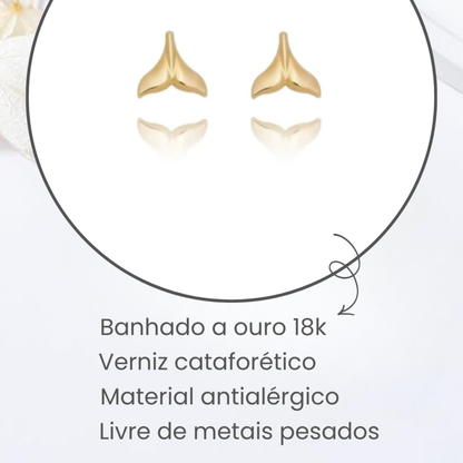 Brincos Adultos Cauda de Sereia