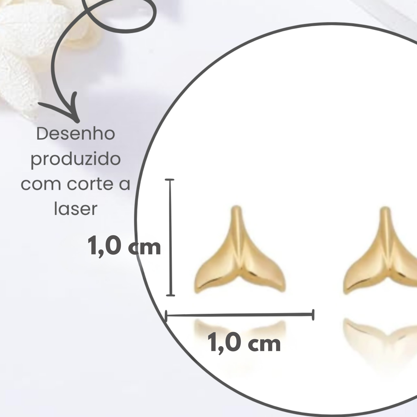 Brincos Adultos Cauda de Sereia
