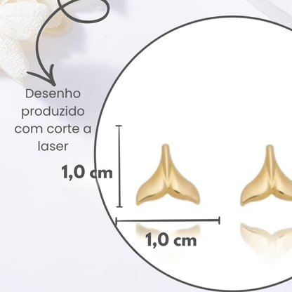 Brincos Adultos Cauda de Sereia