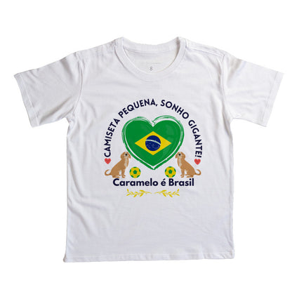 Camiseta Caramelo é Brasil