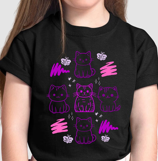 Camiseta Gatos