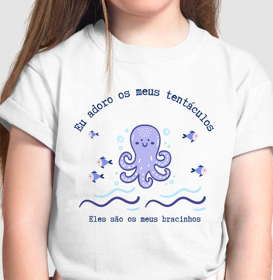 Camiseta Eu adoro os meus Tentáculos