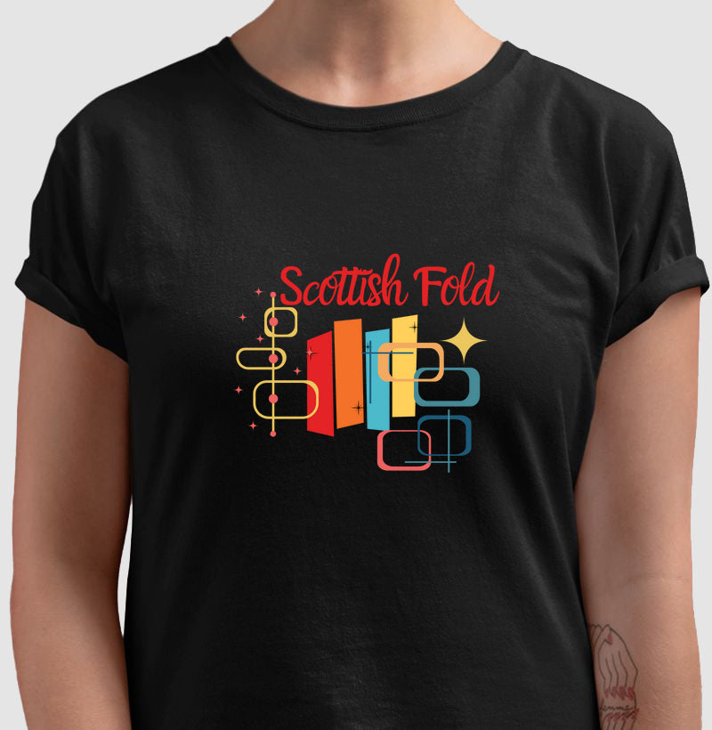 Camiseta Gato Scottish Fold