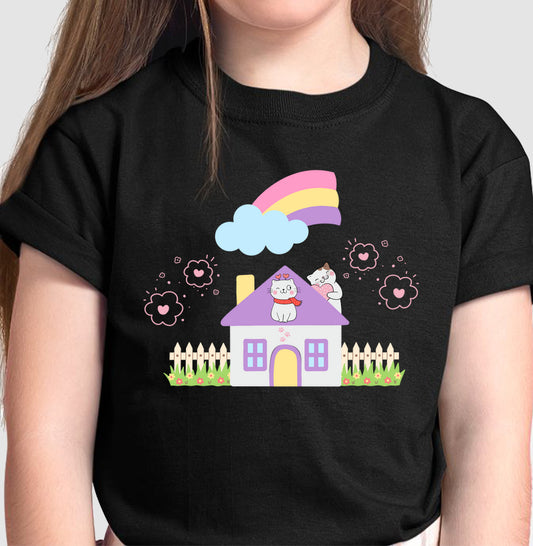 Camiseta Amor que sobe no telhado