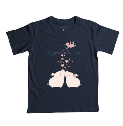 Camiseta O amor está no ar