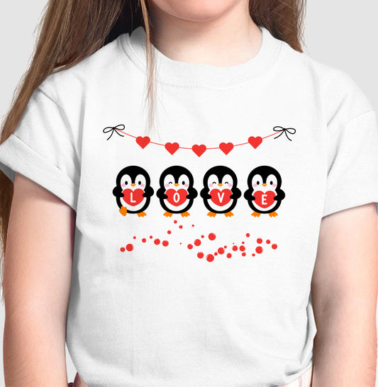 Camiseta Pinguins amorosos