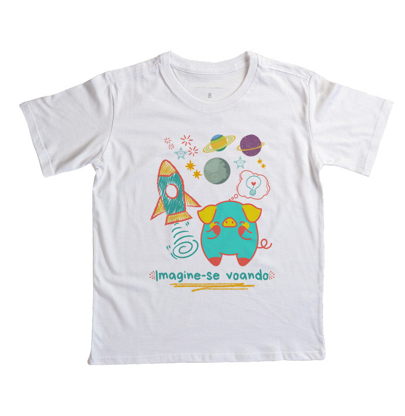 Camiseta Imagine-se Voando