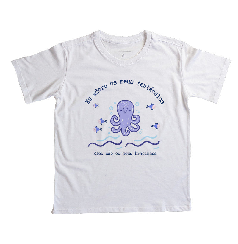 Camiseta Eu adoro os meus Tentáculos