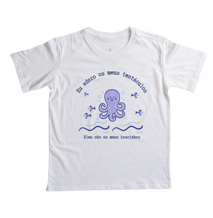 Camiseta Eu adoro os meus Tentáculos
