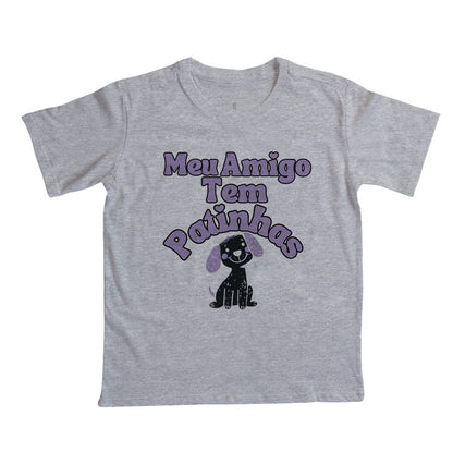 Camiseta Meu amigo tem patinhas