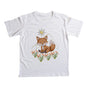 Camiseta Raposa entre flores