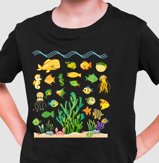 Camiseta Fundo do mar II