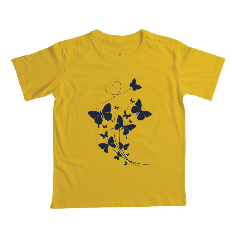 Camiseta Borboletas Azuis