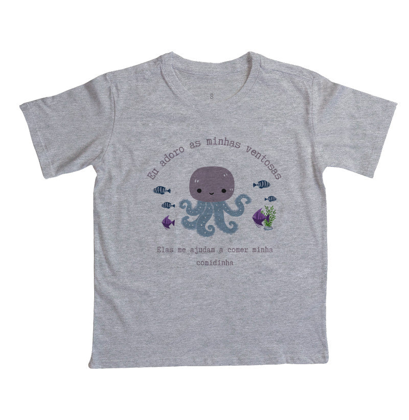 Camiseta Eu adoro as minhas ventosas
