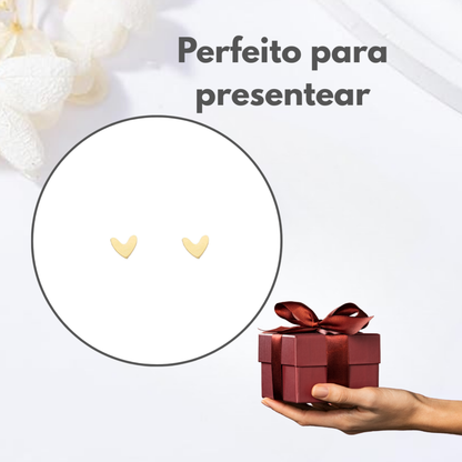 Brincos Infantis Coraçõezinhos