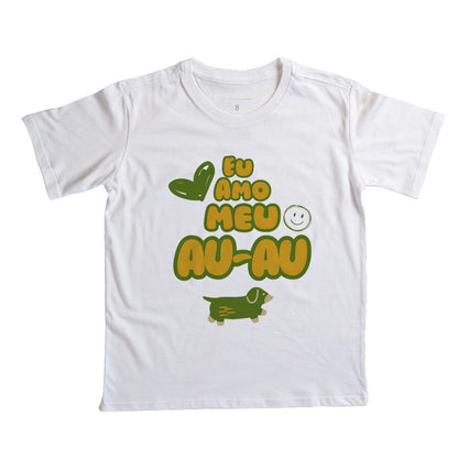 Camiseta Eu amo meu au-au
