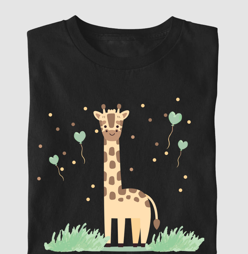 Camiseta Girafa Divertida