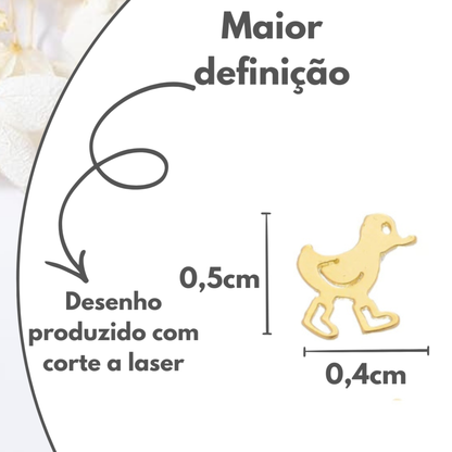 Brincos Infantis Gato de Botas