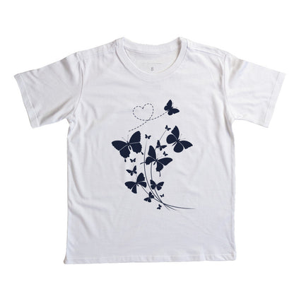 Camiseta Borboletas azuis