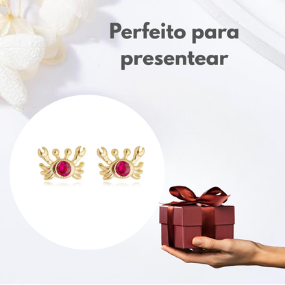 Brincos Infantis Caranguejos Vermelhinhos