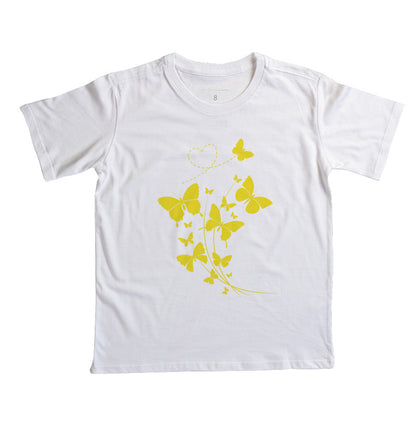 Camiseta Borboletas amarelas