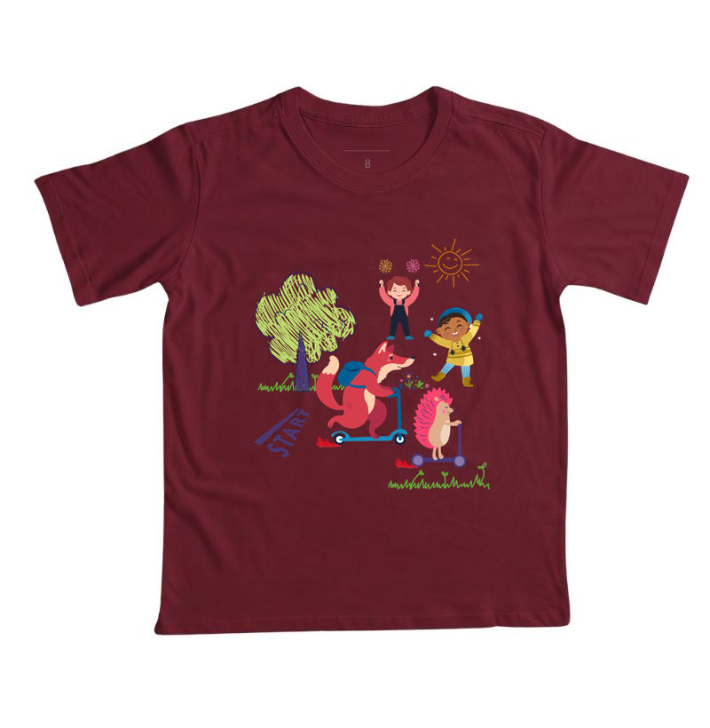 Camiseta Brincando com os Amigos