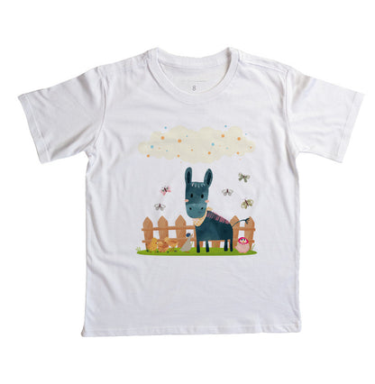 Camiseta Burrinho Feliz