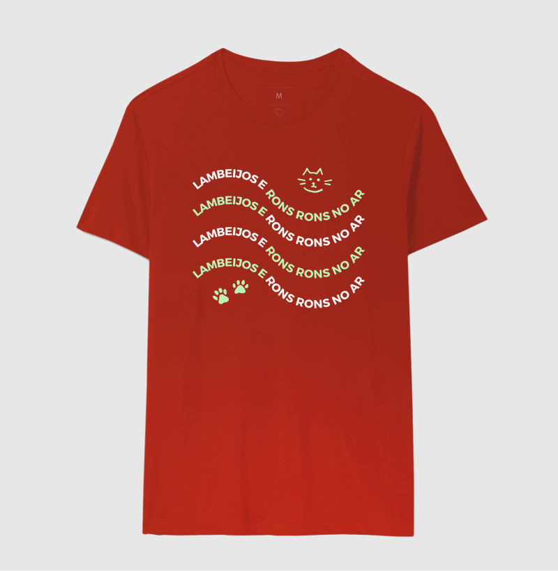 Camiseta Lambeijos e rons rons no ar
