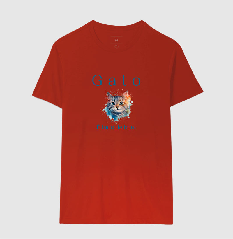 Camiseta Gato é Tudo de Bom