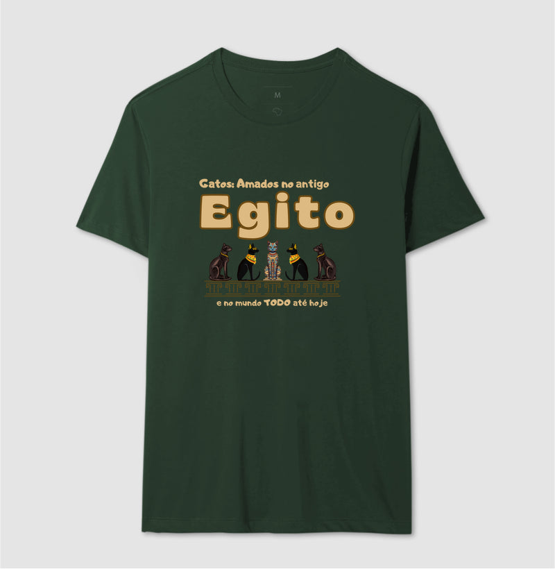 Camiseta Gatos Amados no Egito