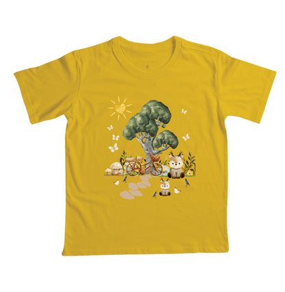 Camiseta Brincando em Meio à Natureza